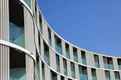 curved facade,