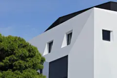 Ventec R folded facade, smooth finish