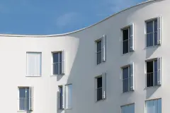 curved ventilated facade