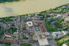 New centre of Porz: aerial photograph