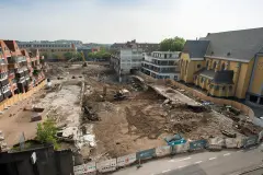 PNew Centre Porz Project: Demolition of the Hertie department store, construction site