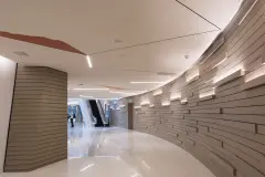 Acoustic ceiling system, sound reverberation control